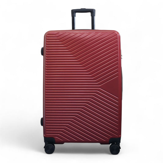 Junee Large Hard Shell Suitcase in Red