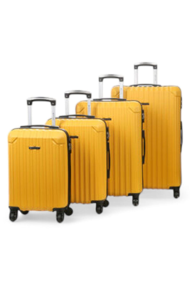 Corowa Set of 4 Hard Shell Suitcase in Yellow