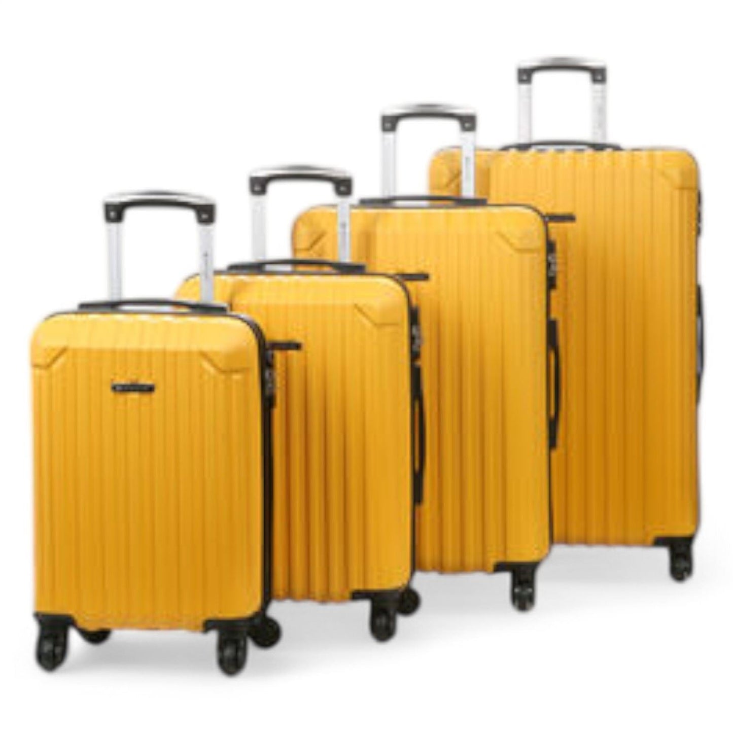 Corowa Set of 4 Hard Shell Suitcase in Yellow