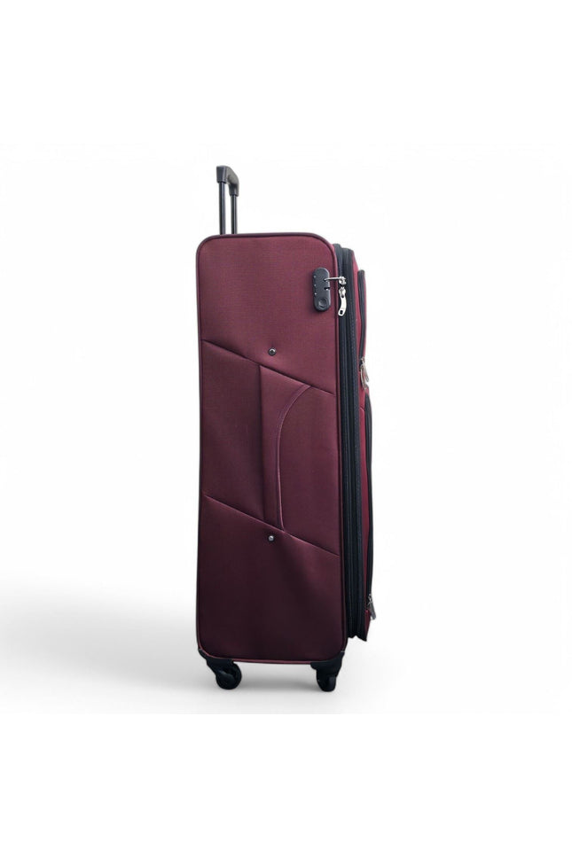 Tahara X-Large Soft Shell Suitcase in Wine