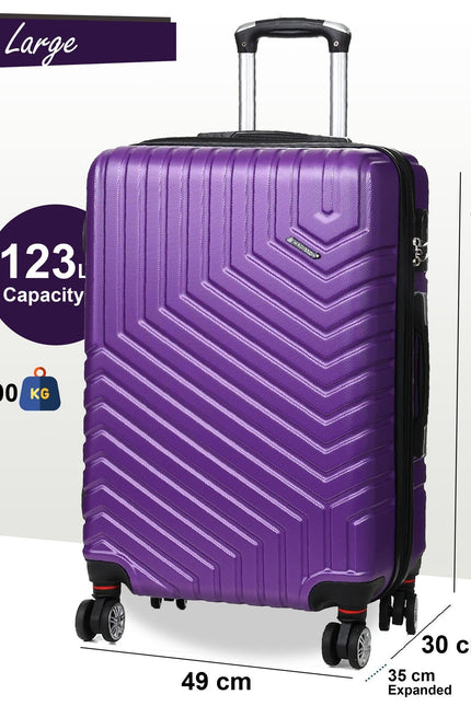 Bega Large Hard Shell Suitcase in Purple
