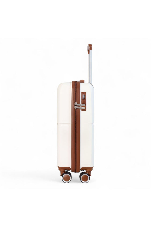 Corowa Large Hard Shell Suitcase in White