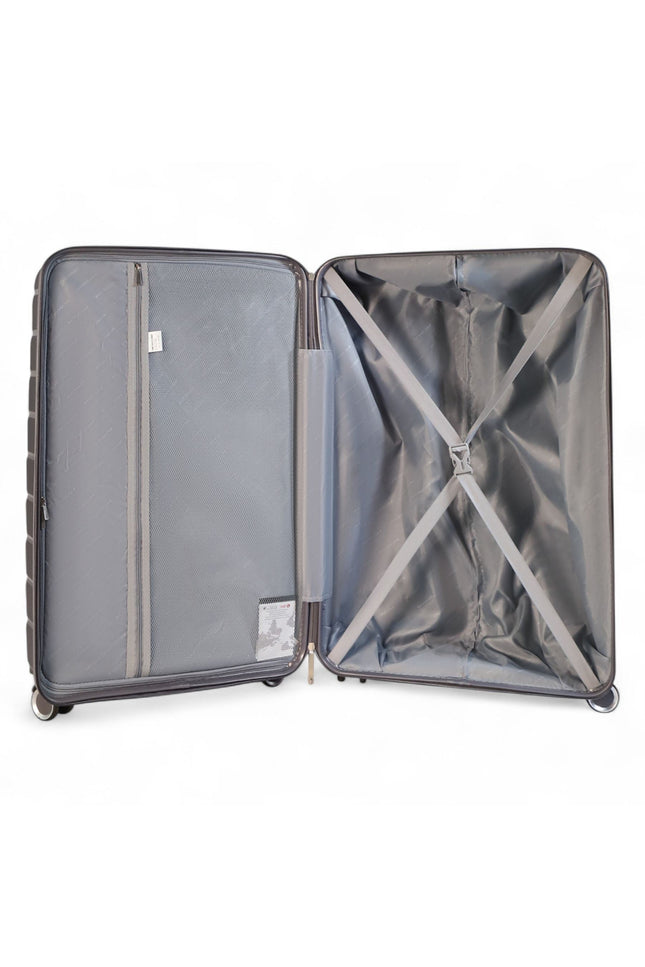 Forster Large Hard Shell TSA Suitcase in Blue