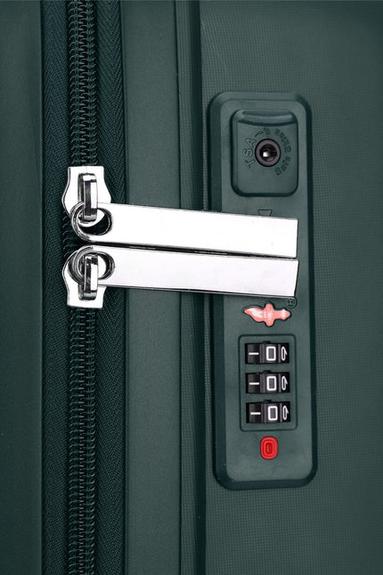 Burnaby Set of 3 Hard Shell Suitcase in Green