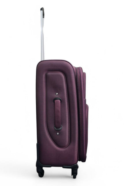 Nagoya Medium Soft Shell Suitcase in Purple