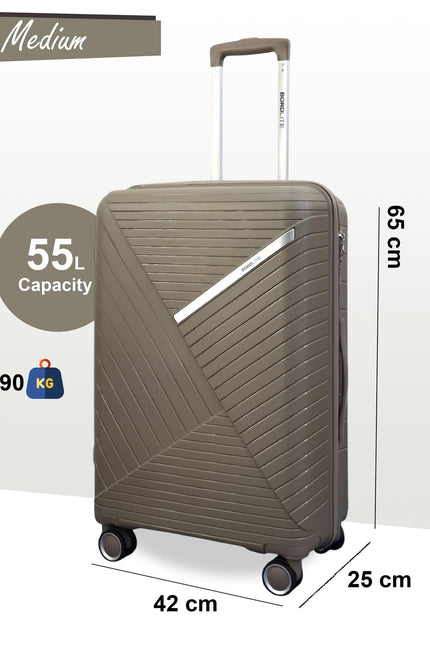 Chita Medium Hard Shell Suitcase in Flesh