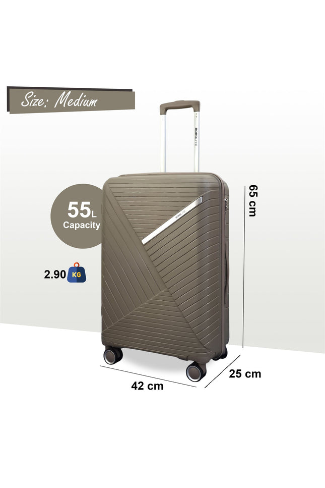 Chita Medium Hard Shell Suitcase in Flesh