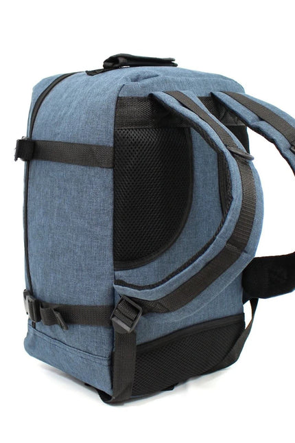 Rucksack Backpack 40x20 x25 cm Underseat Travel Cabin Bag for Easy Jet, Ryanair navy