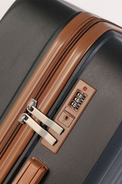 Corowa Cabin Hard Shell Suitcase in Black