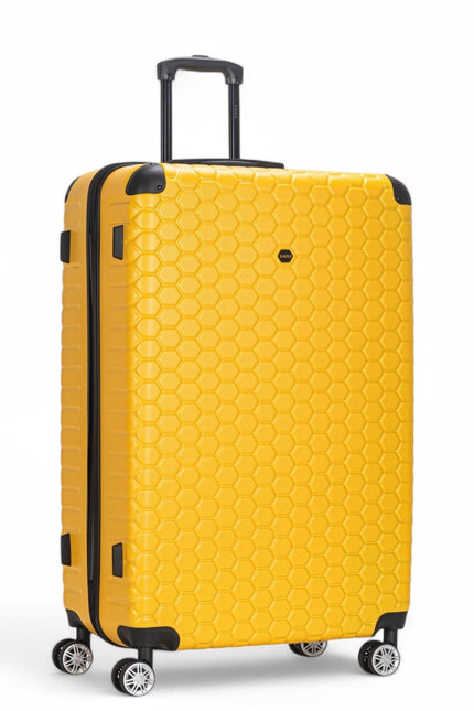 Noda X-Large Hard Shell Suitcase in Yellow