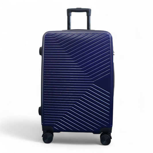 Junee Medium Hard Shell Suitcase in Navy Blue