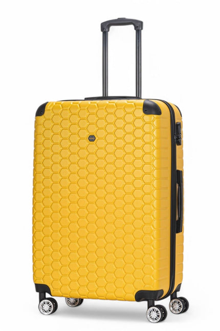 Noda Large Hard Shell Suitcase in Yellow