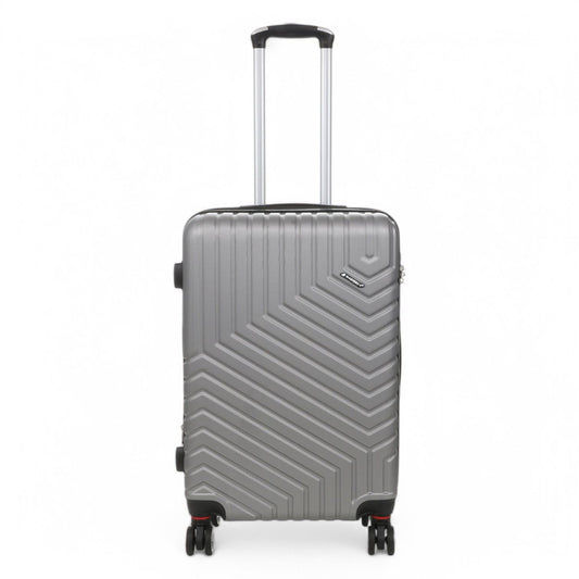 Bega Medium Hard Shell Suitcase in Silver