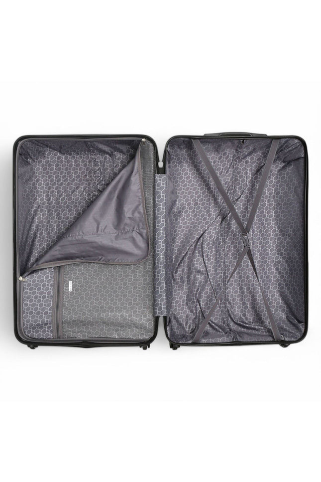 Corowa Large Hard Shell Suitcase in Black