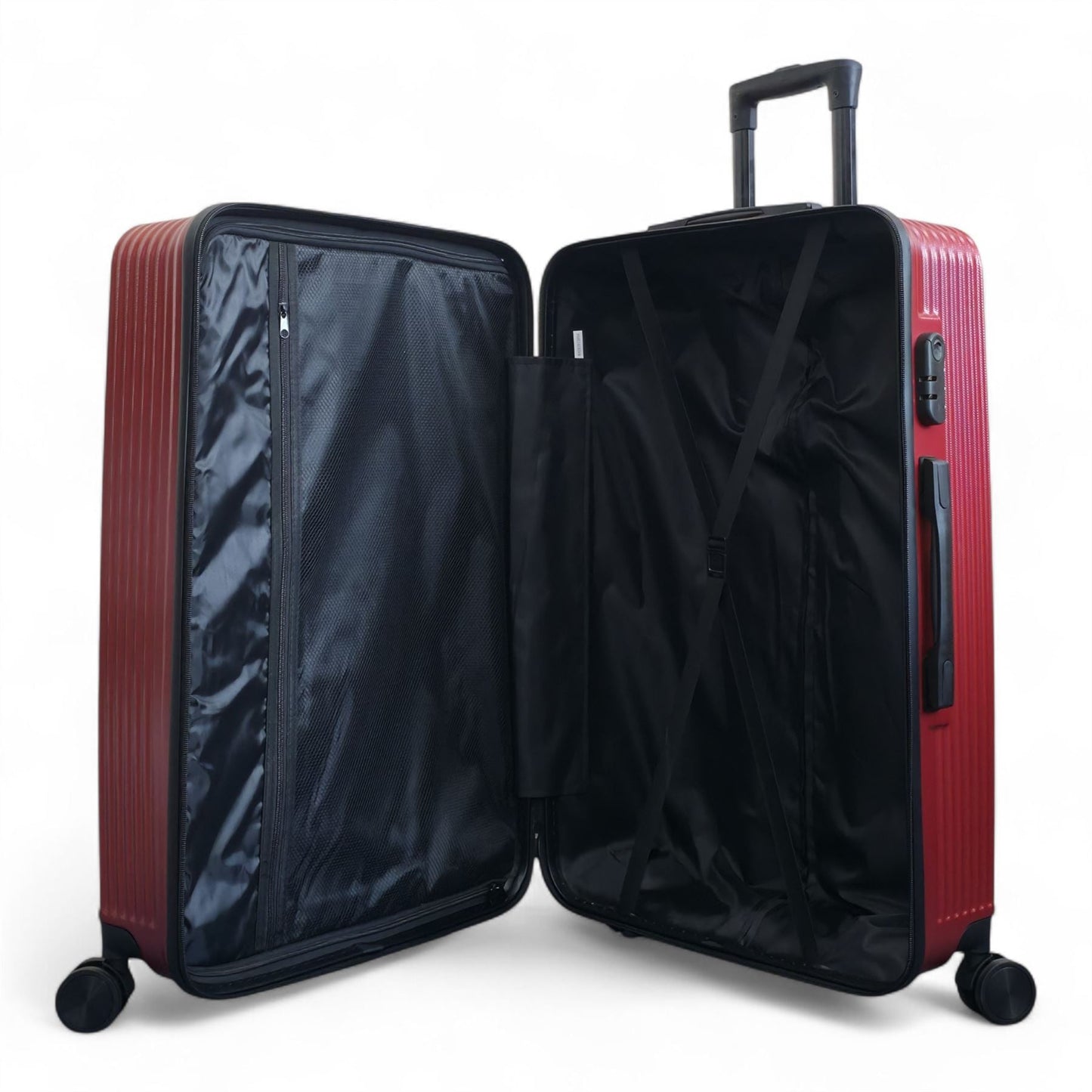 Junee Medium Hard Shell Suitcase in Red