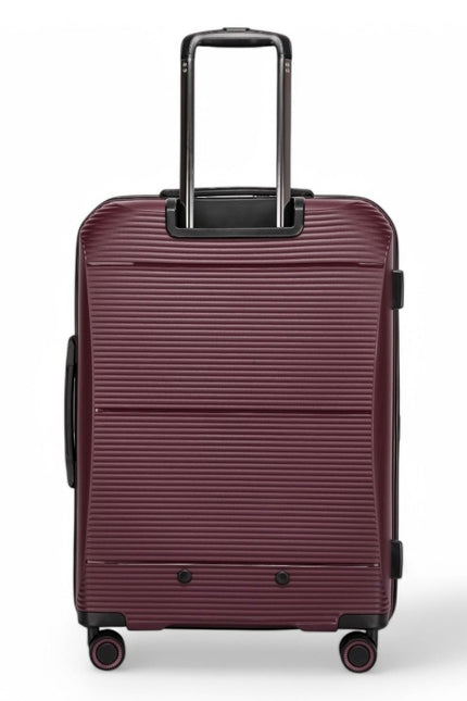 Abiko Large Hard Shell Suitcase in Burgundy
