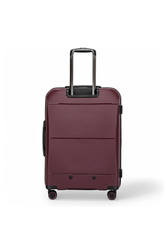 Abiko Large Hard Shell Suitcase in Burgundy