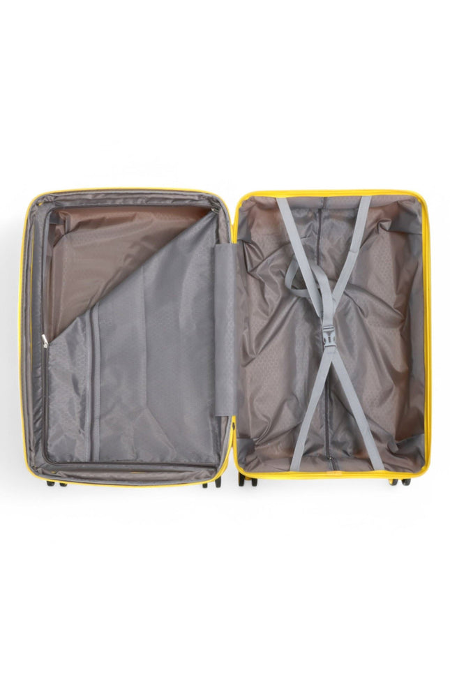 Balranald Large Hard Shell Suitcase in Yellow