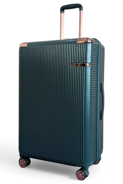 Cowra Large Hard Shell Suitcase in Dark Green