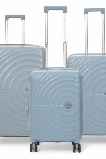 Balranald Set of 3 Hard Shell Suitcase in Sky Blue