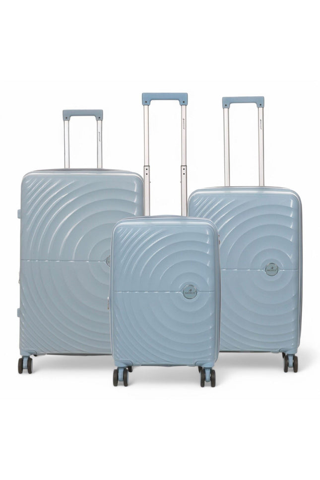 Balranald Set of 3 Hard Shell Suitcase in Sky Blue