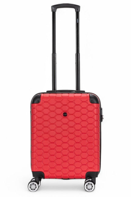 Noda Cabin Hard Shell Suitcase in Red