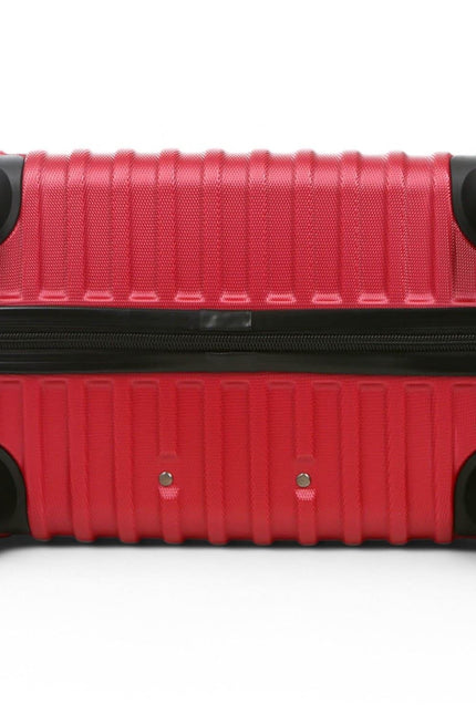 Corowa Set of 3 Hard Shell Suitcase in Red