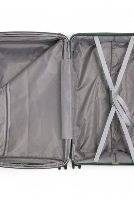 Balranald Large Hard Shell Suitcase in Dark Green