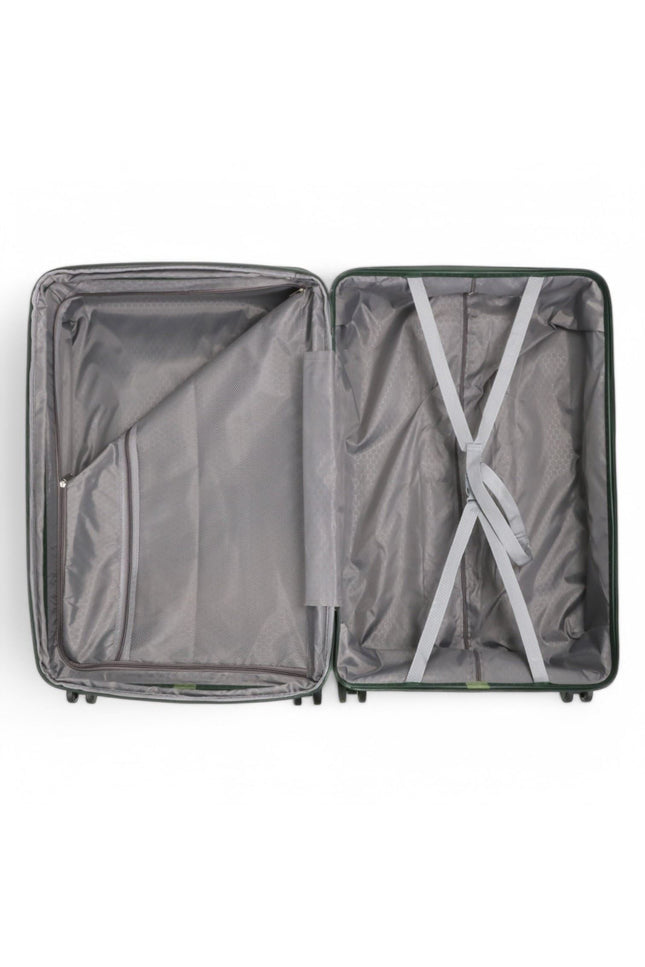 Balranald Large Hard Shell Suitcase in Dark Green