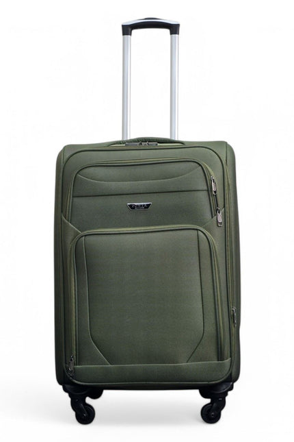 Nagoya Medium Soft Shell Suitcase in Khaki