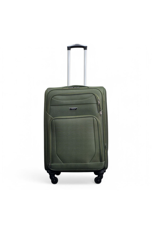 Nagoya Medium Soft Shell Suitcase in Khaki