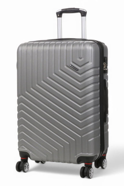 Bega Medium Hard Shell Suitcase in Silver