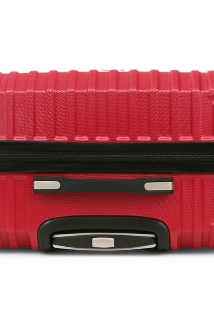 Corowa Set of 4 Hard Shell Suitcase in Red