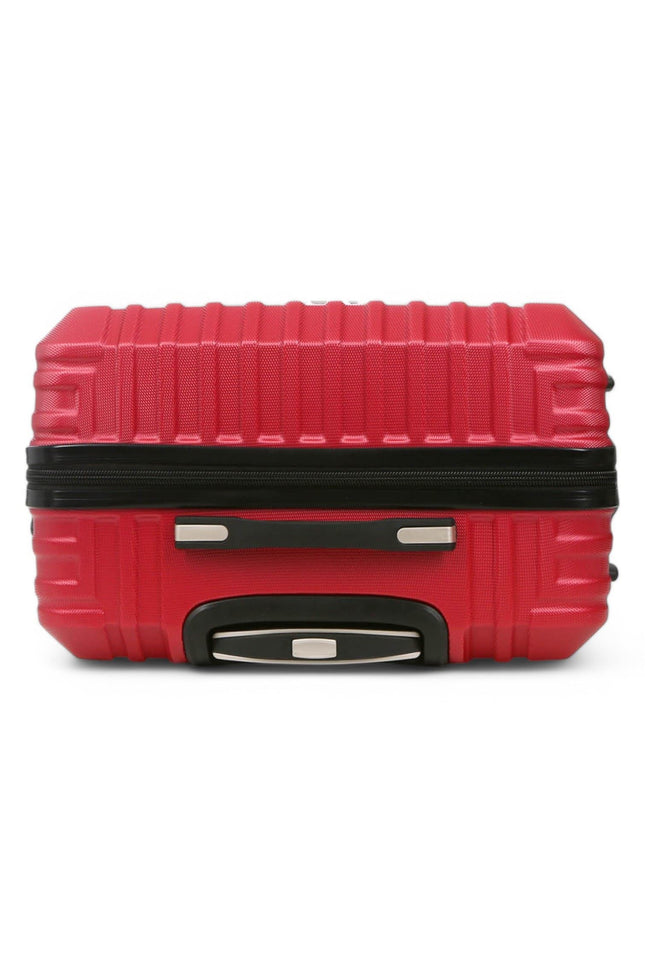 Corowa Set of 4 Hard Shell Suitcase in Red