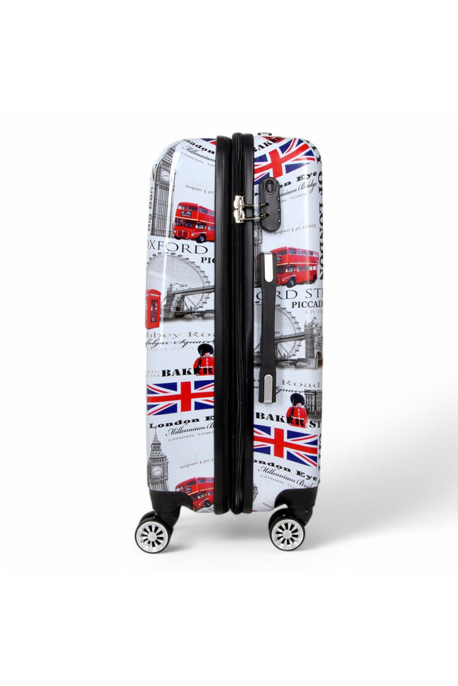 Cooma Medium Hard Shell Suitcase London in Black Flower