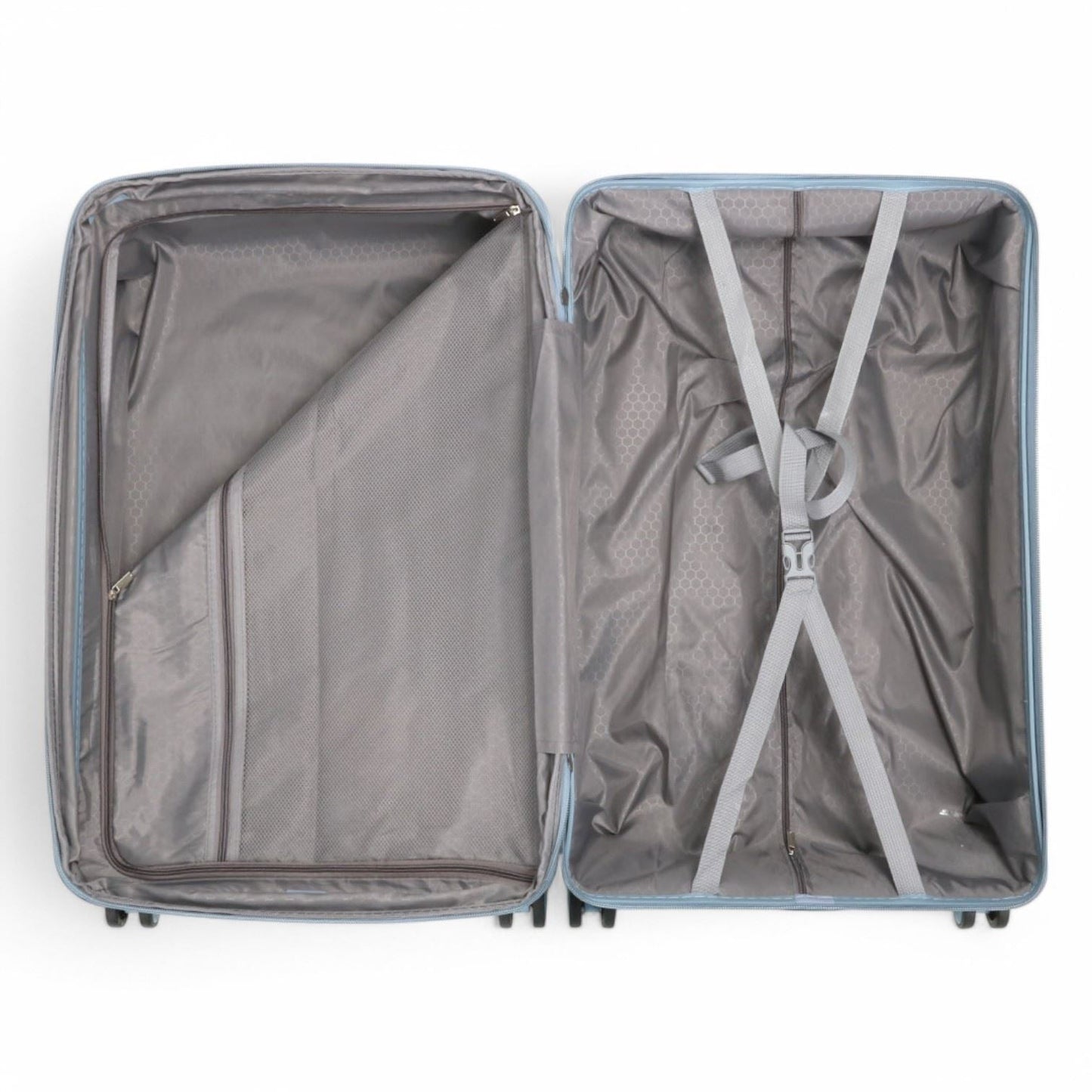 Balranald Large Hard Shell Suitcase in Sky Blue