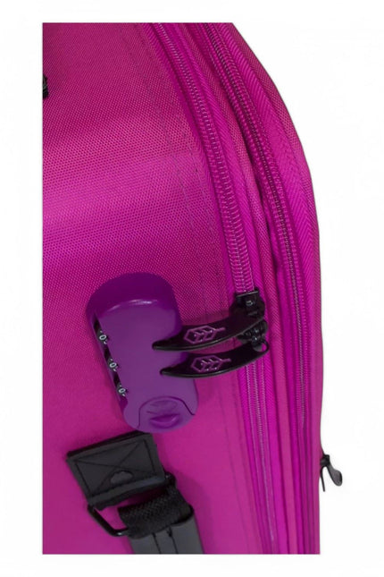 Handa Cabin Soft Shell Suitcase in Pink