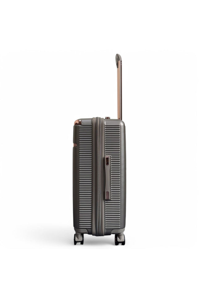 Cowra Medium Hard Shell Suitcase in Champagne ( Beige )