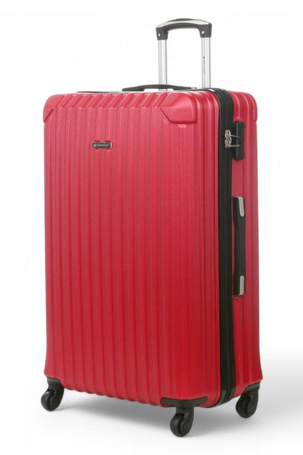 Corowa Large Hard Shell Suitcase in Red