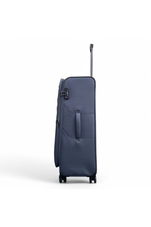 Corby Large Soft Shell Suitcase in Grey
