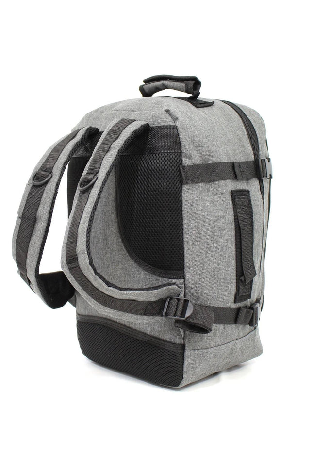 Rucksack Backpack 40x20 x25 cm Underseat Travel Cabin Bag for Easy Jet, Ryanair grey
