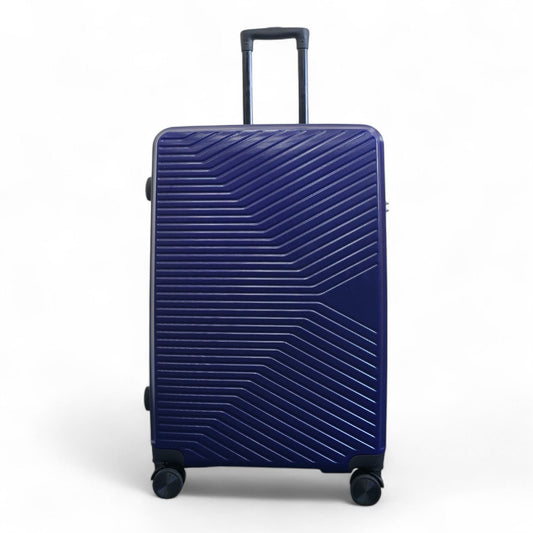 Junee Large Hard Shell Suitcase in Navy Blue