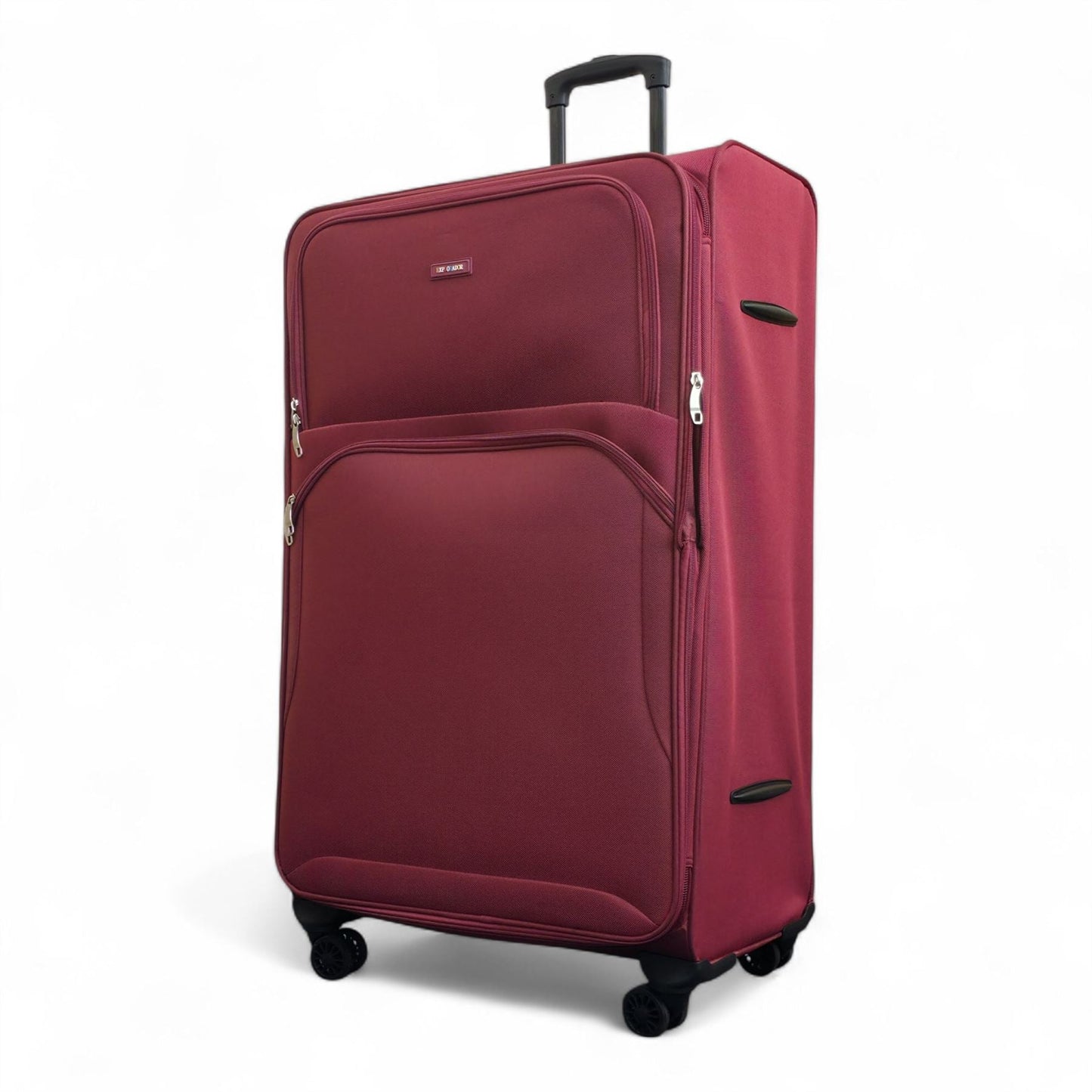 Gosford X-Large Soft Shell Suitcase in Burgundy Red