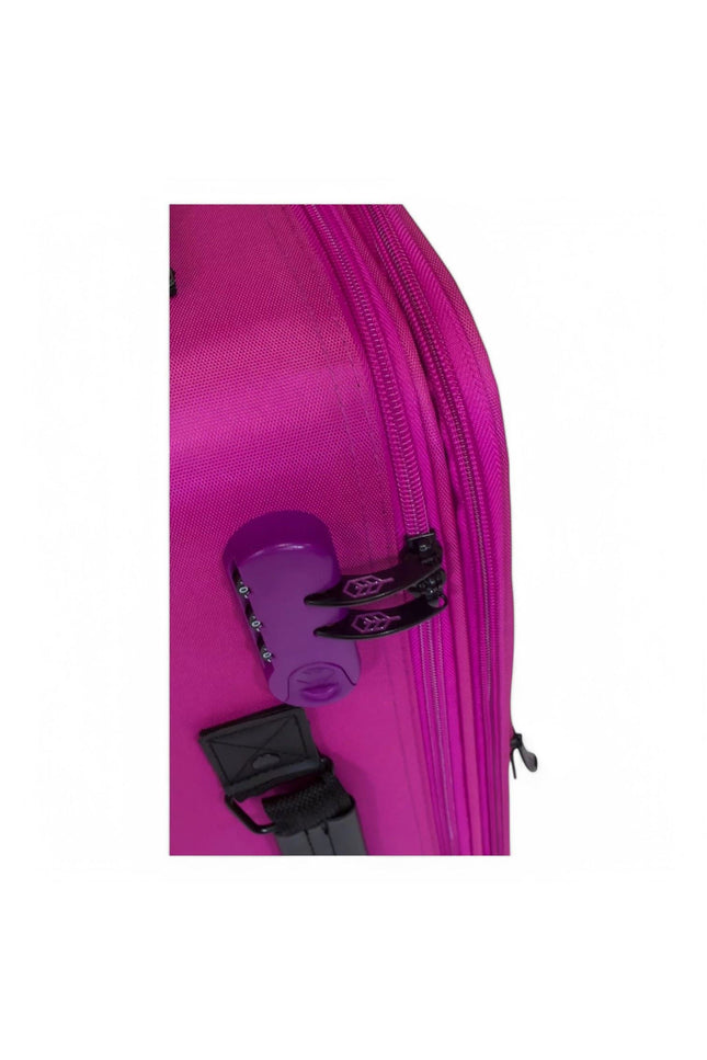 Handa Medium Soft Shell Suitcase in Pink