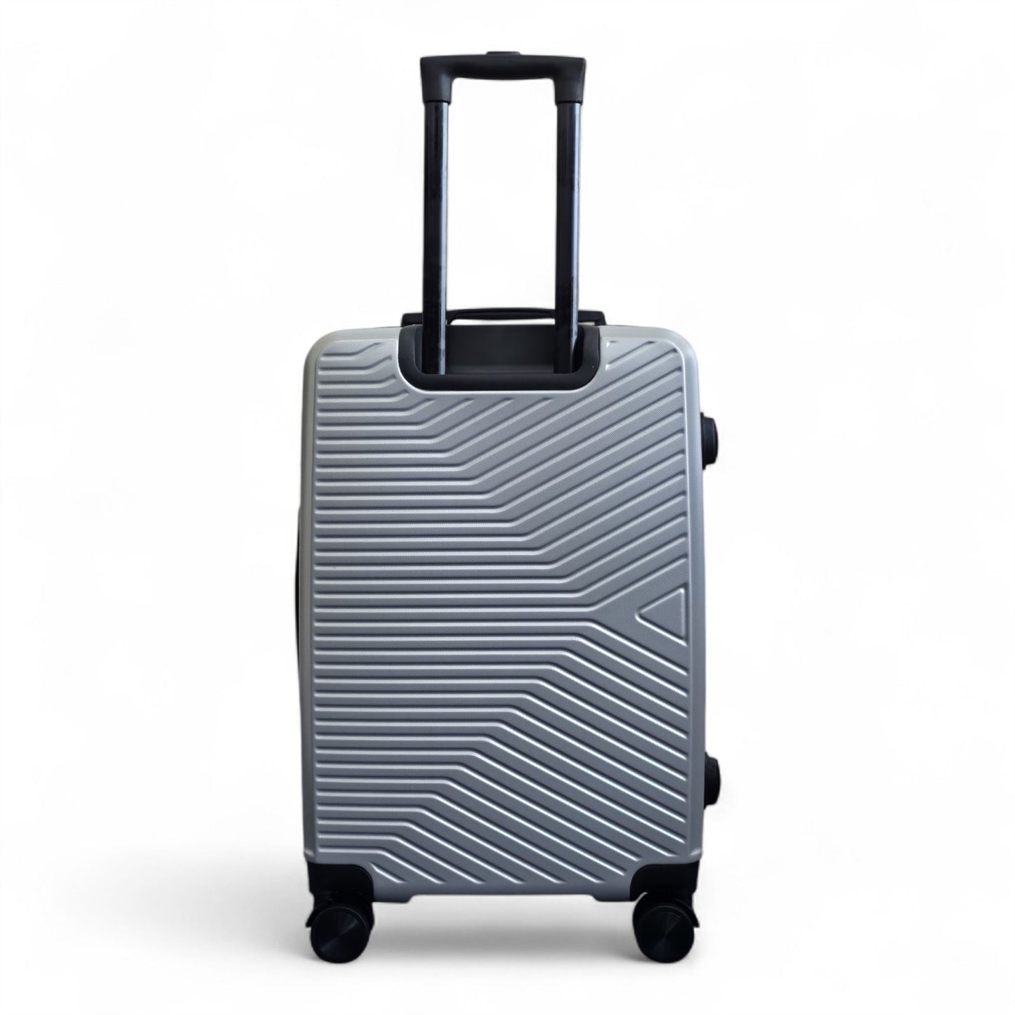 Junee Medium Hard Shell Suitcase in Silver