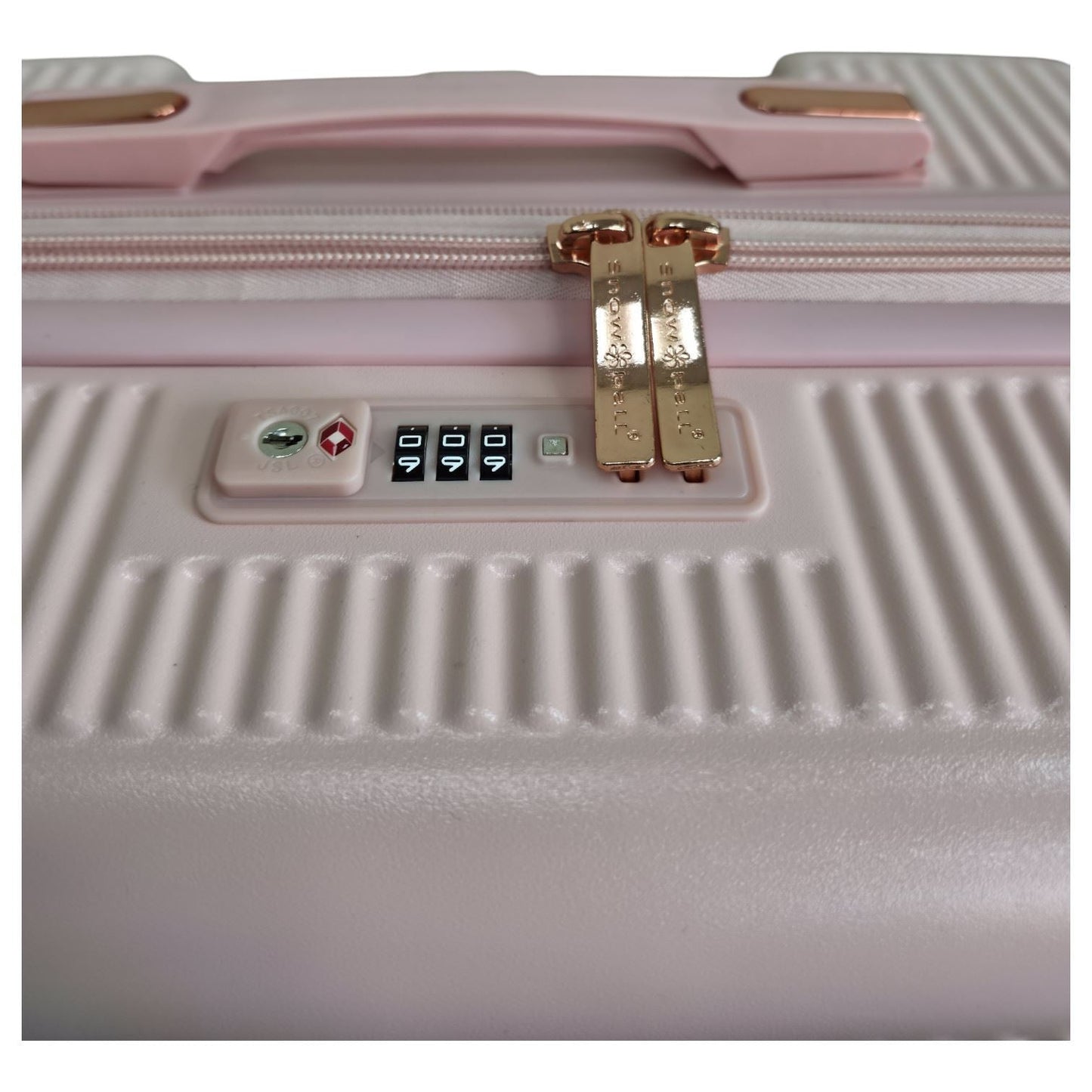 Cowra Cabin Hard Shell Suitcase in Rose Gold