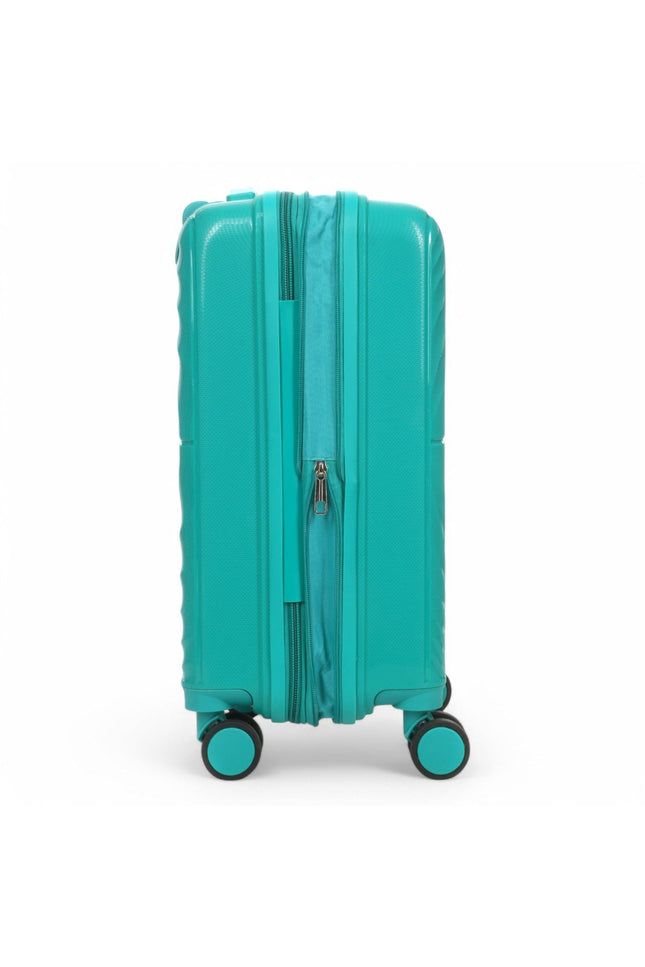 Balranald Cabin Hard Shell Suitcase in Aqua Blue