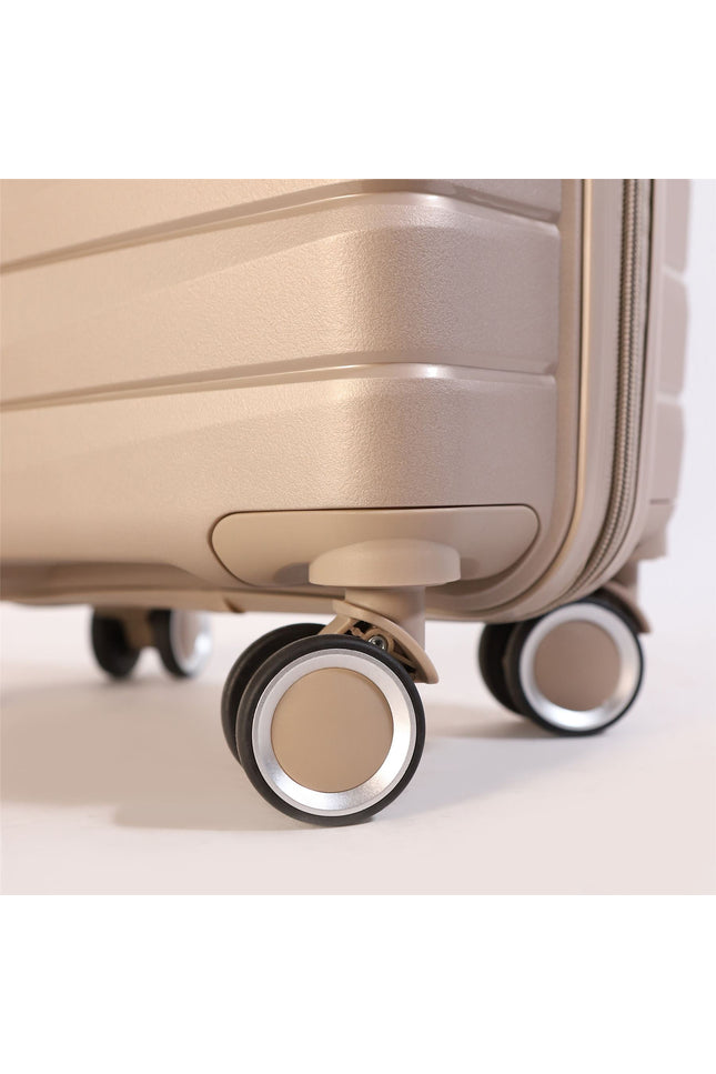 Forster Medium Hard Shell TSA Suitcase in Champagne Beige