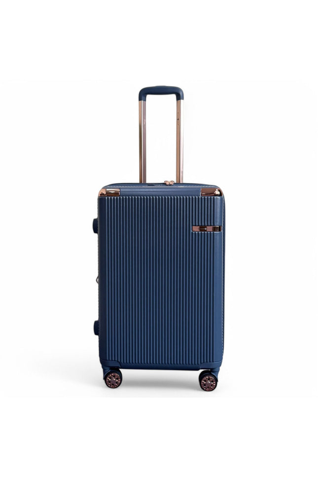 Cowra Medium Hard Shell Suitcase in Navy Blue