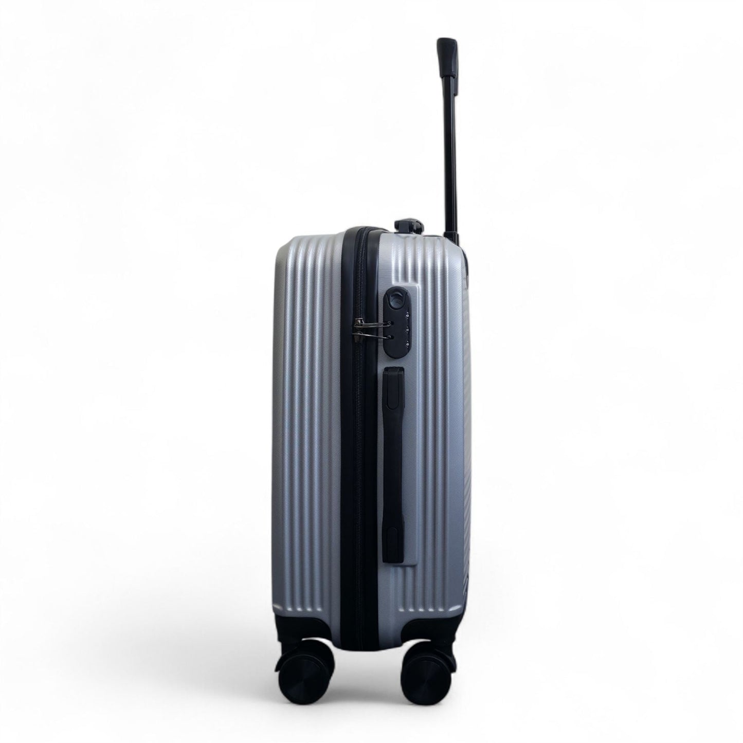 Junee Cabin Hard Shell Suitcase in Silver